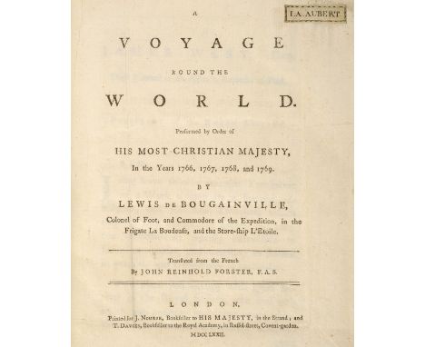 Bougainville (Louis de). A Voyage round the World. Performed by Order of His Most Christian Majesty in the Years 1766, 1767, 