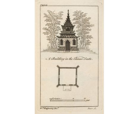 Halfpenny (William). Six New Designs for Convenient Farm-Houses, with their Proper Offices, etc. ... Part I [-IV], 1st editio