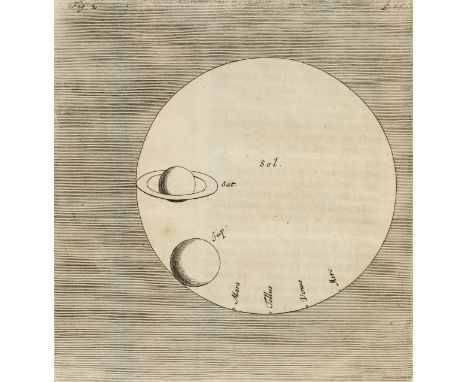 Huygens (Christian). The Celestial Worlds discover'd: or, Conjectures concerning the Inhabitants, Plants and Productions of t