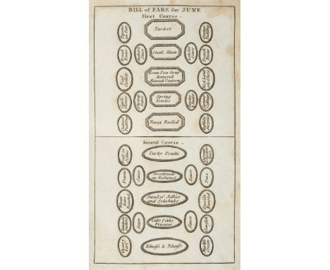 Briggs (Richard). The English Art of Cookery, according to the present practice, 2nd edition, 1791, half-title present, 12 en