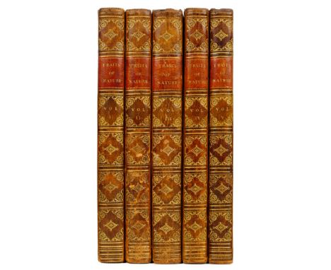 Burney [Sarah Harriet]. Traits of Nature. In Five Volumes, 1st edition, for Henry Colburn, 1812, bound without half-titles, r