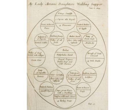 Lamb (Patrick). Royal-Cookery: or, the Compleat Court-Cook. Containing the Choicest Receipts in all the several Branches of C