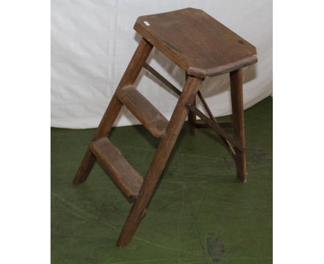Vintage pine steps.