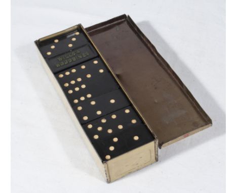 An advertising set of vintage dominoes 'Will's Woodbines'