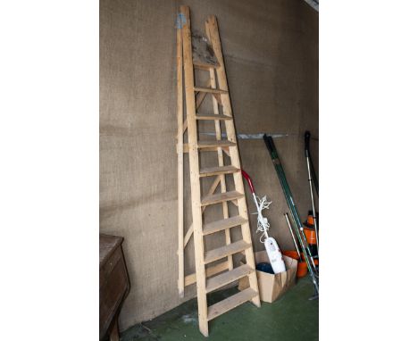 A large pair of step ladders