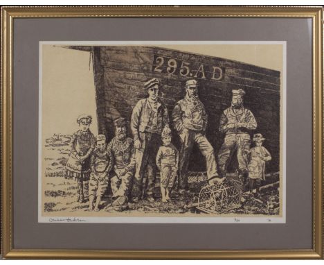 A framed limited edition print signed Graham Henderson # 3/40