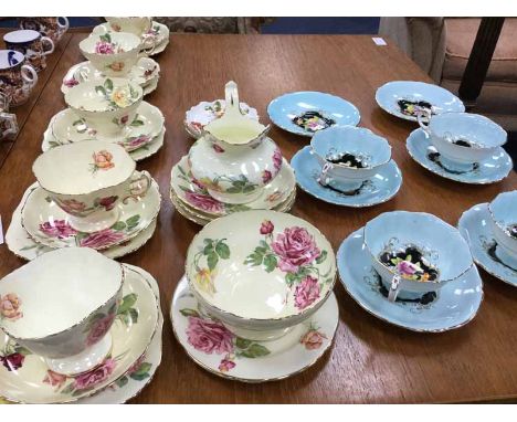 PARAGON PART TEA SERVICE along with Hammersley part tea service and Fenton part tea service