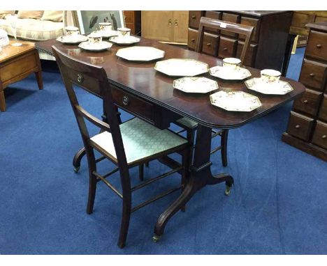 REPRODUCTION MAHOGANY SOFA TABLE