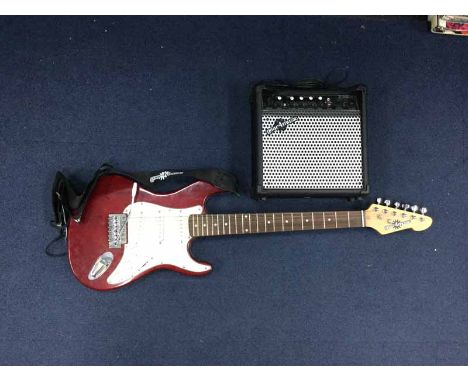 ELECTRIC GUITARalong with an amplifier