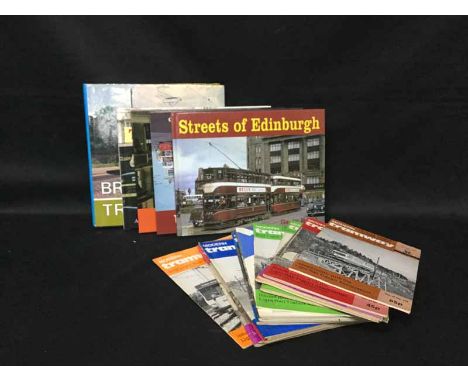 LOT OF MODEL TRAMS AND BUSESincluding Corgi, Lledo, Tring examples, models to include London, Edinburgh, Glasgow and other tr