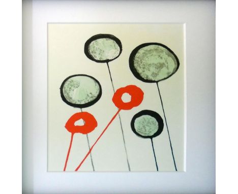 ALEXANDER CALDER, 'Balloons', 1966, lithograph in colours, Derrier le Miroir nº 156, 38cm x 27cm, framed and glazed.