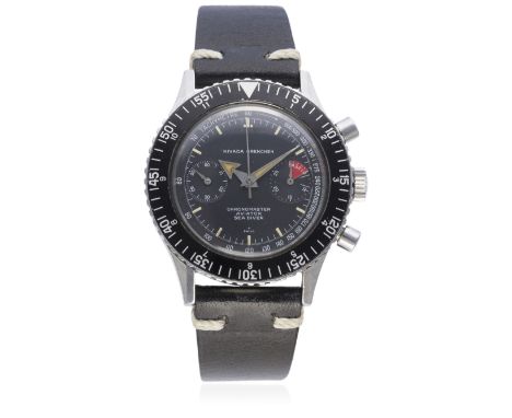A GENTLEMAN&rsquo;S STAINLESS STEEL NIVADA GRENCHEN CHRONOMASTER AVIATOR SEA DIVER CHRONOGRAPH WRIST&nbsp;WATCH CIRCA 1960s&n