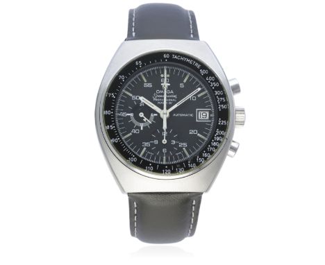 A GENTLEMAN'S STAINLESS STEEL OMEGA SPEEDMASTER MARK IV AUTOMATIC CHRONOGRAPH WRIST WATCH CIRCA 1975, REF. 176.009&nbsp;
D: B