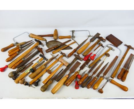 Eclipse - Hickory - Others - An assortment of mixed hand tools in used condition to include mostly Hammers, Files and Chisels