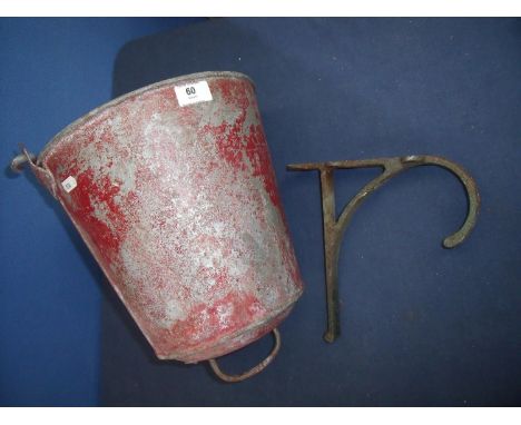 LMS fire bucket with bracket 