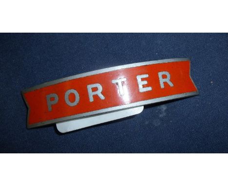 British Railway North East Region fishtail Porters enamel cap badge 