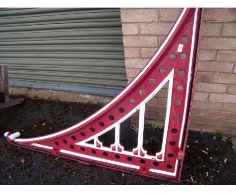Late Victorian Railway cast metal supporting bracket 