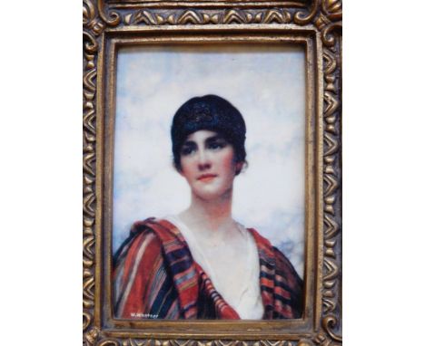 Reproduction picture
Head and shoulders portrait of a lady, 16cm x 11cm 