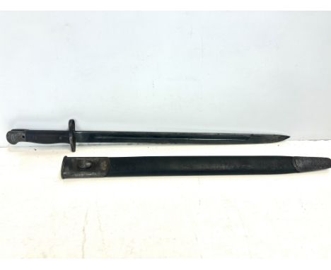 Early bayonet and scabbard 