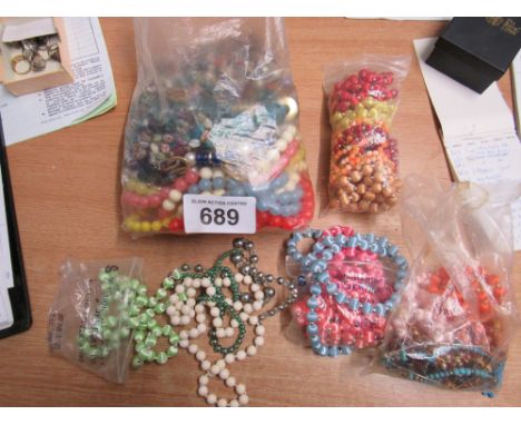  Sale Item:    BOX BEAD NECKLACES   Vat Status:   No Vat   Buyers Premium:  This lot is subject to a Buyers Premium of 15% + 