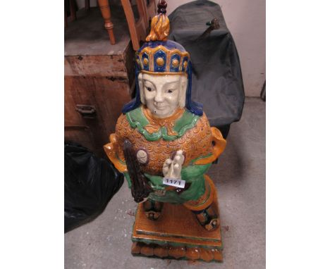  Sale Item:    ORIENTAL FIGURE (AF)   Vat Status:   No Vat   Buyers Premium:  This lot is subject to a Buyers Premium of 15% 