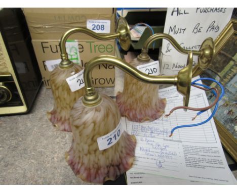  Sale Item:    3 WALL LIGHTS   Vat Status:   No Vat   Buyers Premium:  This lot is subject to a Buyers Premium of 15% + Vat @