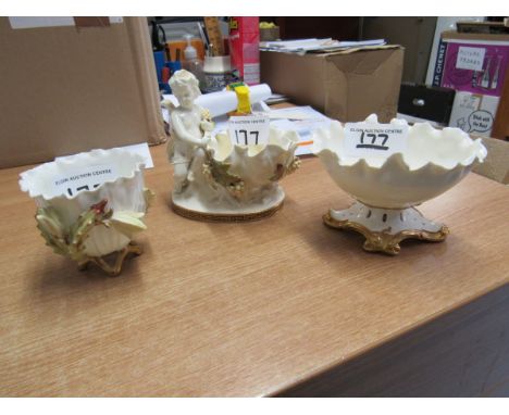  Sale Item:    3 PCS MOORES WARE- 1 NOT MARKED (AF)  Vat Status:   No Vat   Buyers Premium:  This lot is subject to a Buyers 