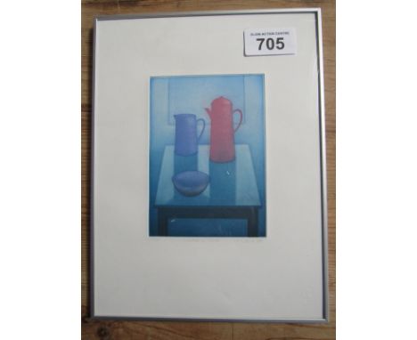  Sale Item:    PRINT BY MARTAIN WARE - WINDOW & TABLE  Vat Status:   No Vat   Buyers Premium:  This lot is subject to a Buyer