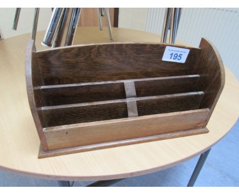  Sale Item:    OAK LETTER RACK (AF)   Vat Status:   No Vat   Buyers Premium:  This lot is subject to a Buyers Premium of 15% 