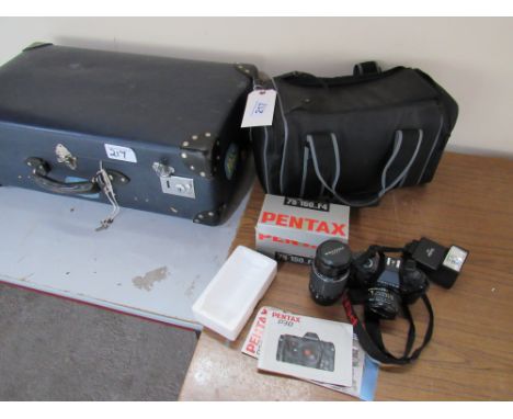  Sale Item:    BAG PENTAX CAMERA & ACCESSORIES & CASE (AF)  Vat Status:   No Vat   Buyers Premium:  This lot is subject to a 