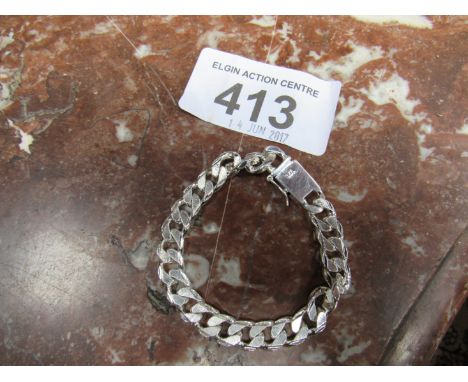  Sale Item:    STERLING SILVER BRACELET   Vat Status:   No Vat   Buyers Premium:  This lot is subject to a Buyers Premium of 