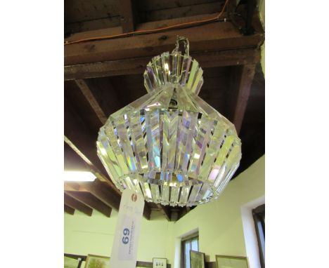  Sale Item:    CUT CRYSTAL CHANDALIER (AF)   Vat Status:   No Vat   Buyers Premium:  This lot is subject to a Buyers Premium 