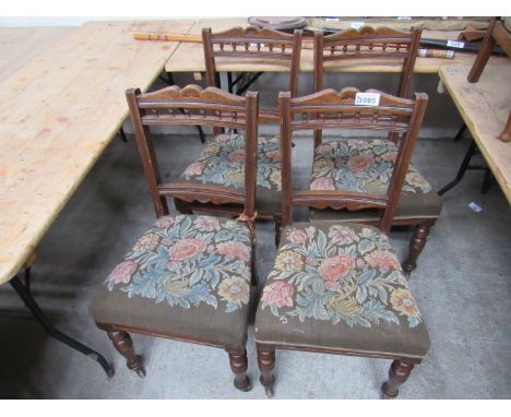  Sale Item:    4 DINING ROOM CHAIRS   Vat Status:   No Vat   Buyers Premium:  This lot is subject to a Buyers Premium of 15% 
