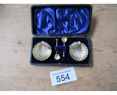  Sale Item:    SILVER SALTS & SPOONS   Vat Status:   No Vat   Buyers Premium:  This lot is subject to a Buyers Premium of 15%