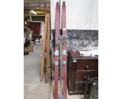  Sale Item:    PAIR SKIS & POLES   Vat Status:   No Vat   Buyers Premium:  This lot is subject to a Buyers Premium of 15% + V