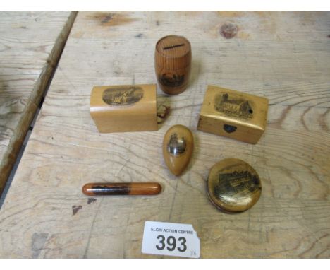  Sale Item:    6 PCS MAUCHLINE WARE (AF)   Vat Status:   No Vat   Buyers Premium:  This lot is subject to a Buyers Premium of