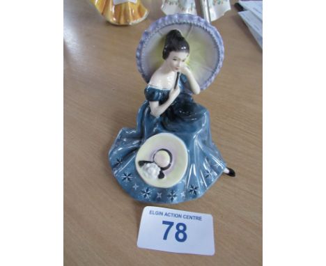  Sale Item:    ROYAL DOULTON FIGURE- PENSIVE MOMENTS  Vat Status:   No Vat   Buyers Premium:  This lot is subject to a Buyers
