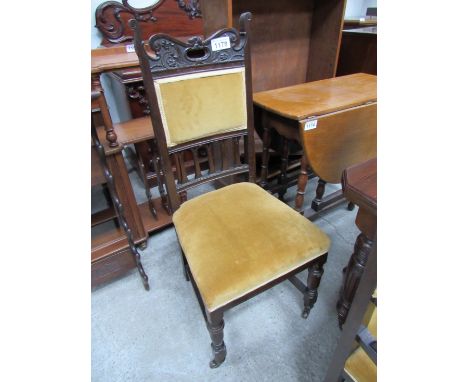  Sale Item:    8 OAK EDWARDIAN DINING CHAIRS   Vat Status:   No Vat   Buyers Premium:  This lot is subject to a Buyers Premiu