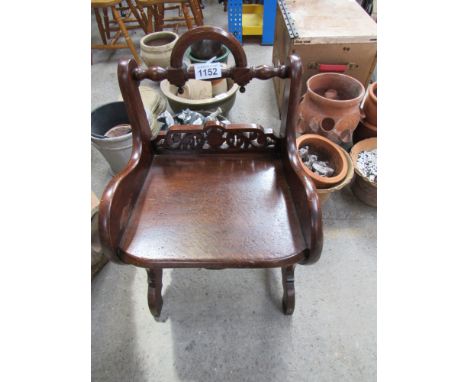  Sale Item:    HALL CHAIR (AF)   Vat Status:   No Vat   Buyers Premium:  This lot is subject to a Buyers Premium of 15% + Vat