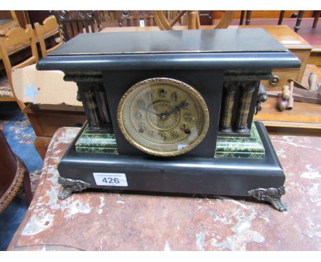  Sale Item:    8 DAY HALF HOUR STRIKE CATHEDRAL CLOCK (AF)  Vat Status:   No Vat   Buyers Premium:  This lot is subject to a 