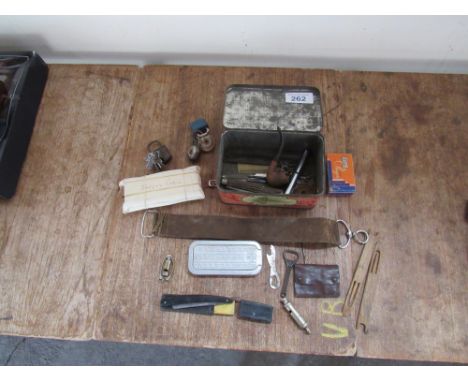  Sale Item:    BOX MISC RAZORS WHISTLES ETC(AF)   Vat Status:   No Vat   Buyers Premium:  This lot is subject to a Buyers Pre