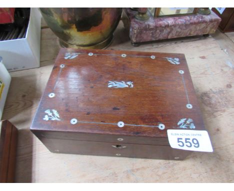  Sale Item:    SEWING BOX (AF)   Vat Status:   No Vat   Buyers Premium:  This lot is subject to a Buyers Premium of 15% + Vat