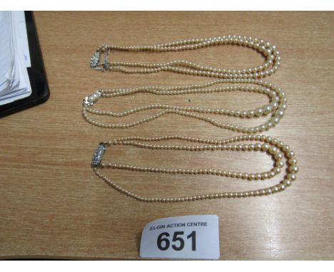  Sale Item:    BOX PEARL NECKLACES   Vat Status:   No Vat   Buyers Premium:  This lot is subject to a Buyers Premium of 15% +