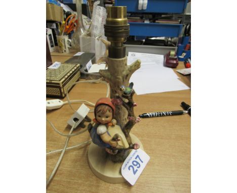  Sale Item:    HUMMEL LAMP (AF)   Vat Status:   No Vat   Buyers Premium:  This lot is subject to a Buyers Premium of 15% + Va