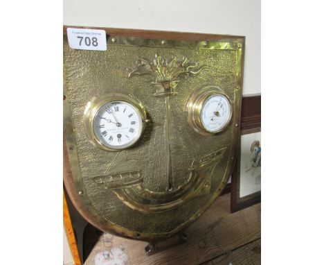  Sale Item:    THE GALLEY OF LORN CLOCK & BAROMETER (AF)  Vat Status:   No Vat   Buyers Premium:  This lot is subject to a Bu