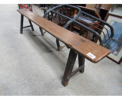  Sale Item:    RUSTIC BENCH   Vat Status:   No Vat   Buyers Premium:  This lot is subject to a Buyers Premium of 15% + Vat @ 