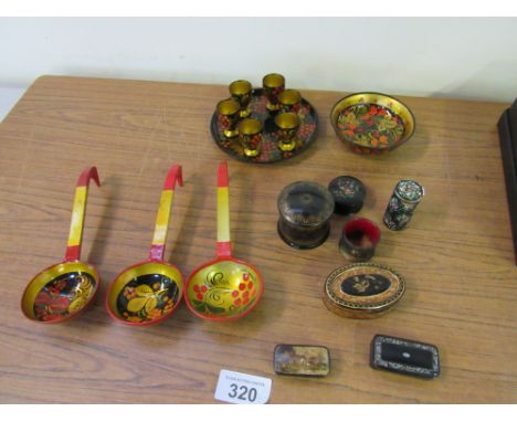  Sale Item:    COLLECTION LACQUER WARE   Vat Status:   No Vat   Buyers Premium:  This lot is subject to a Buyers Premium of 1