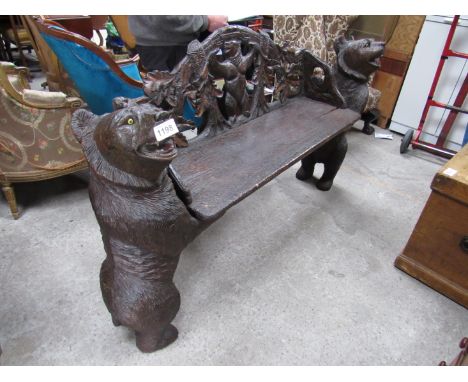  Sale Item:    BLACK FOREST BENCH   Vat Status:   No Vat   Buyers Premium:  This lot is subject to a Buyers Premium of 15% + 
