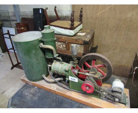  Sale Item:    MODEL STEAM ENGINE EEC (AF)   Vat Status:   No Vat   Buyers Premium:  This lot is subject to a Buyers Premium 