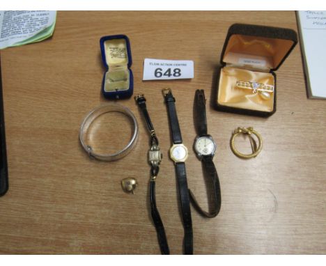  Sale Item:    BOX WATCHES BANGLE TC   Vat Status:   No Vat   Buyers Premium:  This lot is subject to a Buyers Premium of 15%
